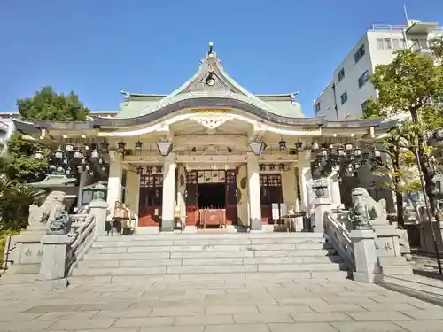 難波八阪神社の本殿