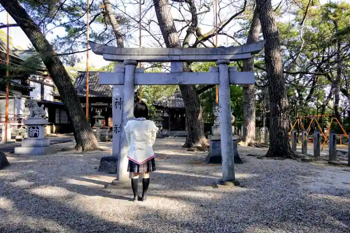 和泉八劔神社の鳥居