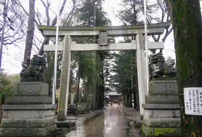 諏訪神社の鳥居