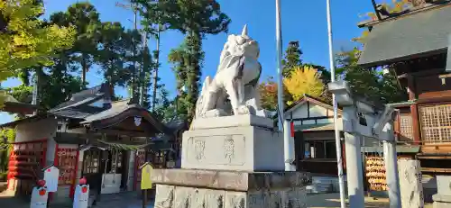 西根神社の狛犬