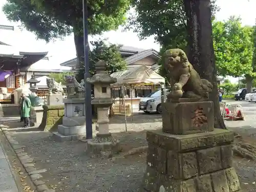 町田天満宮の狛犬