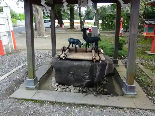 相州春日神社の手水舎