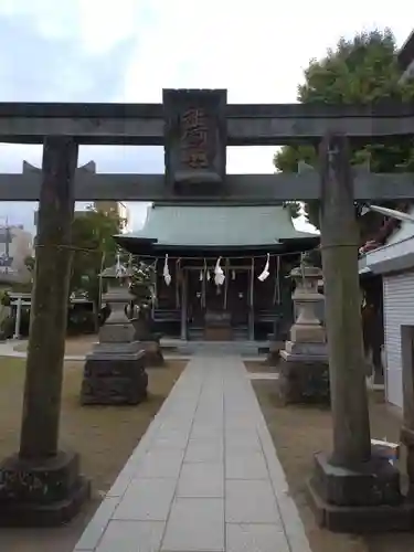 押切稲荷神社の鳥居