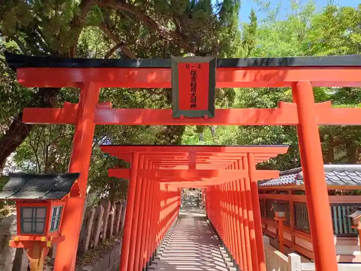 服部住吉神社の鳥居