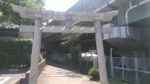 戸上神社の鳥居