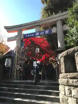 大鳥神社の鳥居