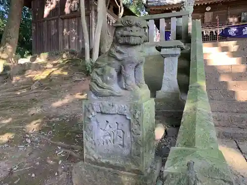 雷電神社の狛犬