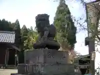 志子淵神社の狛犬