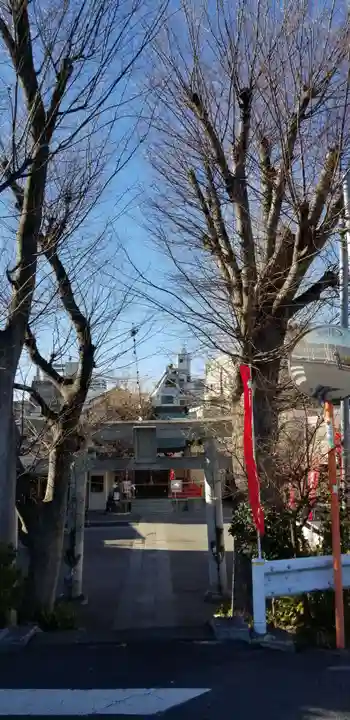 福森稲荷神社の鳥居