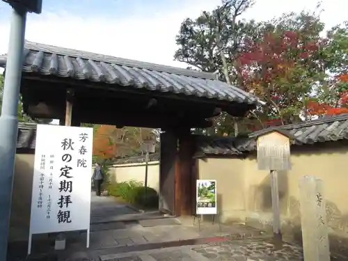 芳春院（大徳寺塔頭）の山門