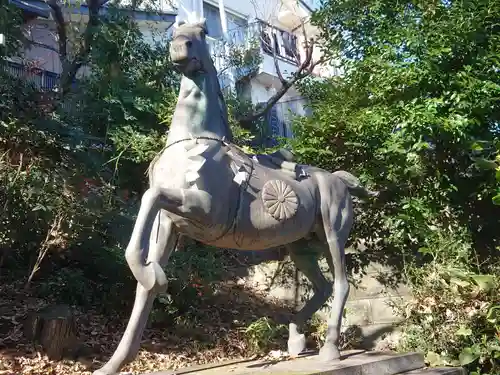 新羽杉山神社の狛犬