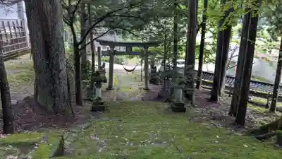 白山神社の庭園