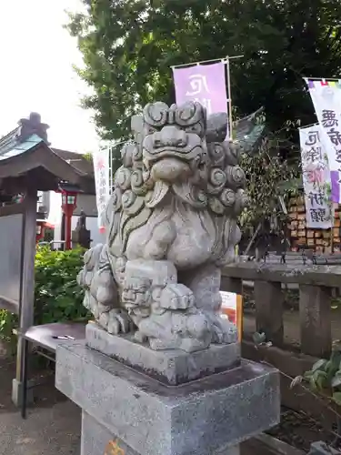 川越八幡宮の狛犬