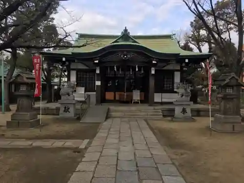 長柄八幡宮の本殿