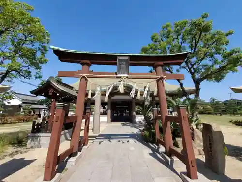 阿閇神社の鳥居