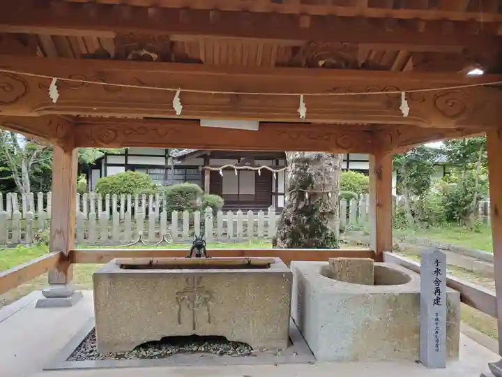 小野住吉神社の手水舎