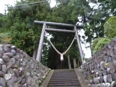 健武山神社の鳥居