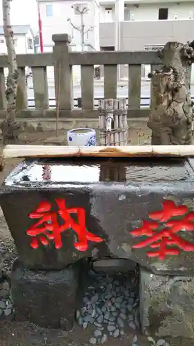 白幡神社の手水舎
