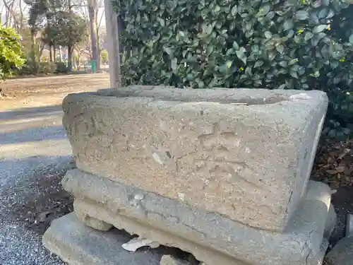 下溝八幡宮の手水舎