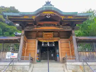 山口八幡社の本殿・本堂