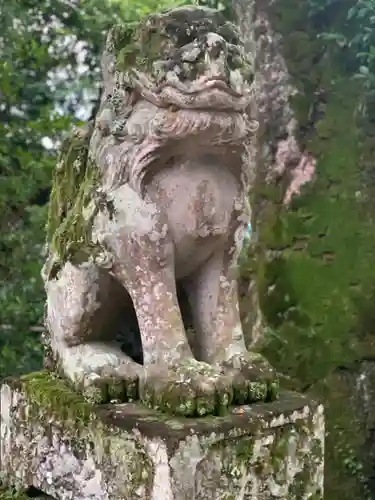 玉作湯神社の狛犬