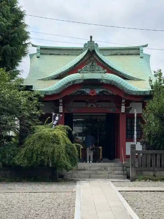 筑土八幡神社の本殿・本堂