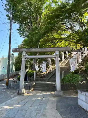 温泉神社〜いわき湯本温泉〜の鳥居