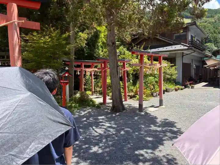 天河大辨財天社の鳥居