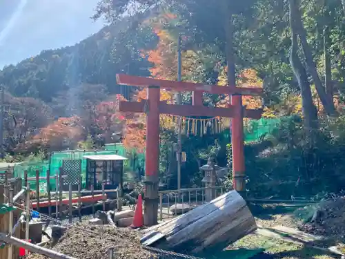 守谷神社 (森谷)    冨士神社の鳥居