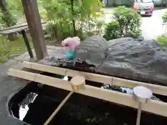 等彌神社の手水