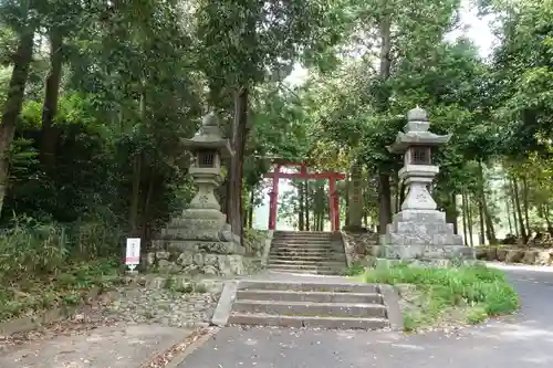 當麻山口神社の鳥居