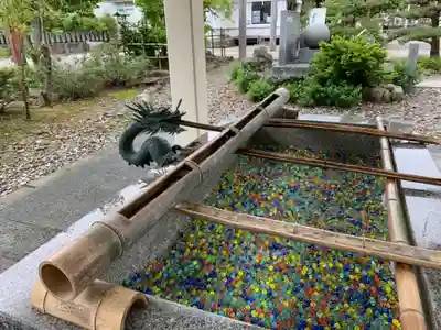福井県護国神社の手水舎