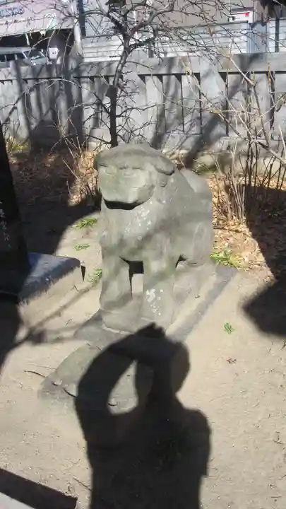 越谷香取神社の狛犬