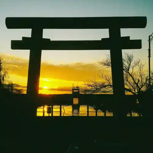 息栖神社の鳥居