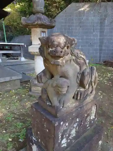 駒林神社の狛犬