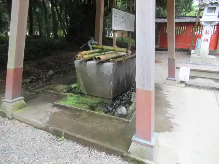 息栖神社の手水舎