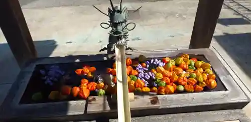 武蔵第六天神社の手水舎