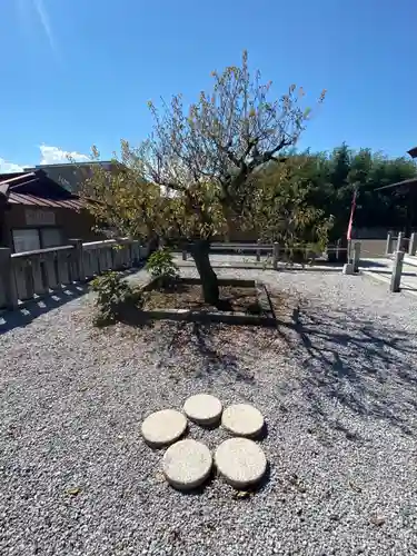 上里菅原神社の庭園