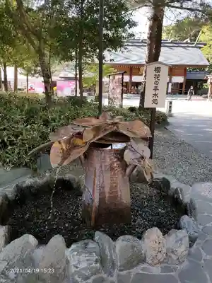 櫻木神社の手水舎