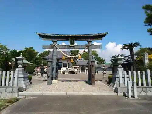 大島八幡社の鳥居