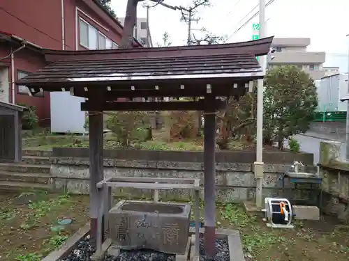 白旗神社（品濃白旗神社）の手水舎
