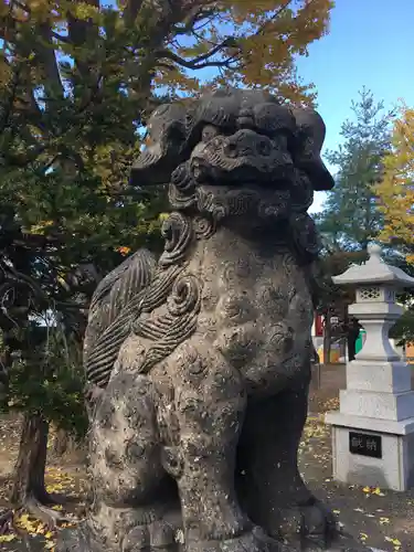 札幌村神社の狛犬