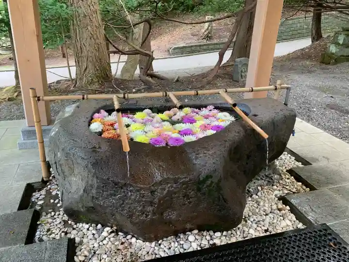 千歳神社の手水舎