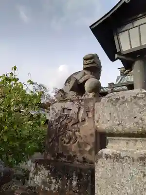 板倉雷電神社の狛犬