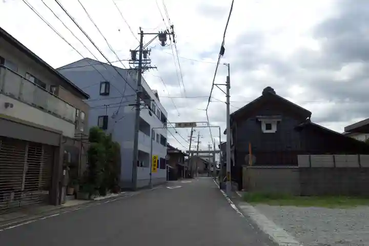 若宮神明社の周辺