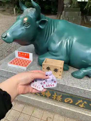 朝日森天満宮の狛犬