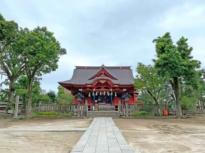 飯香岡八幡宮の本殿・本堂