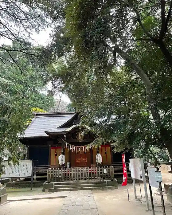 氷川女體神社の本殿