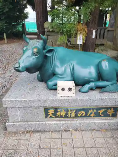 朝日森天満宮の狛犬