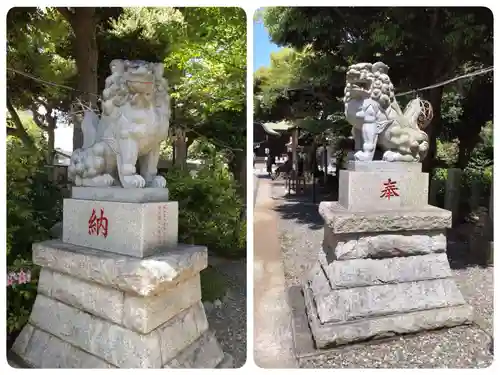 菊田神社の狛犬